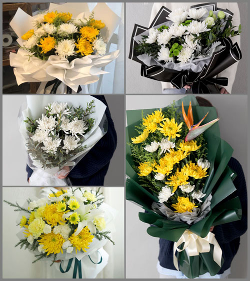 山东临沂莒南县朱芦镇白事花束代送
